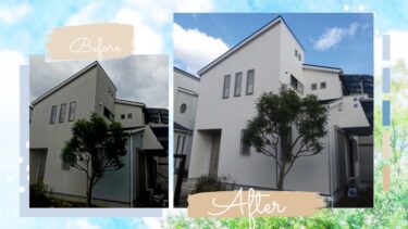 塗装で建物の外観が蘇りました